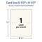 Avery Matte Ivory Greeting Cards, 5-1/2" x 8-1/2" Rectangle Half Fold